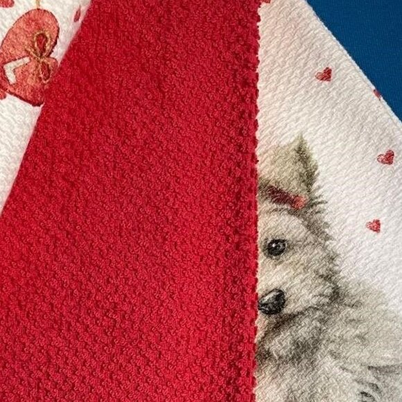 NWT & HTF 3 PACK ADORABLE WESTIE / WEST HIGHLAND TERRIER / CAIRN TERRIER TOWELS - Picture 8 of 15